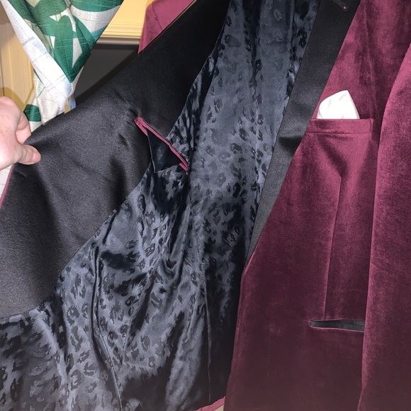 ASOS faux velvet blazer - Picture 3 of 3